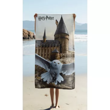   Harry Potter Hedwig Fly fürdőlepedő, strand törölköző 70x140cm