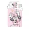 Disney Minnie Blush Pink gyerek, ovis ágyneműhuzat 100×135 cm, 40×60 cm