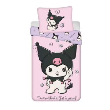   Hello Kitty Kuromi Be Yourself ágyneműhuzat 140×200cm, 70×90 cm
