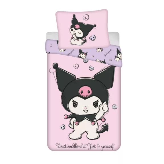 Hello Kitty Kuromi Be Yourself ágyneműhuzat 140×200cm, 70×90 cm Hello Kitty Kuromi Be Yourself ágyneműhuzat 140×200cm, 70×90 cm