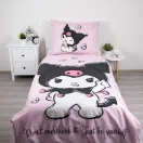 Hello Kitty Kuromi Be Yourself ágyneműhuzat 140×200cm, 70×90 cm Hello Kitty Kuromi Be Yourself ágyneműhuzat 140×200cm, 70×90 cm