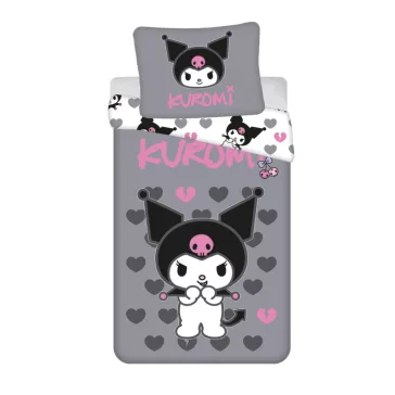 Hello Kitty Kuromi ágyneműhuzat 140×200cm, 70×90 cm