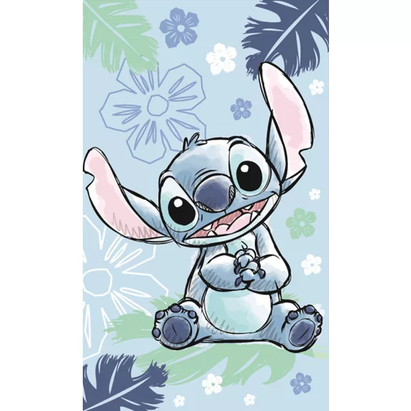 Disney Lilo és Stitch, a csillagkutya Ohana Blue kéztörlő, arctörlő, törölköző 30x50cm Disney Lilo és Stitch, a csillagkutya Ohana Blue kéztörlő, arctörlő, törölköző 30x50cm