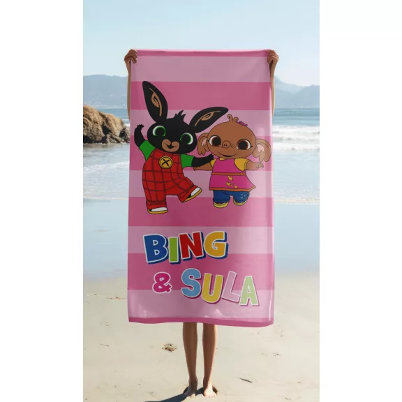 Bing Playing Together fürdőlepedő, strand törölköző 70x140cm