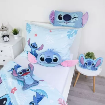   Disney Lilo és Stitch, A csillagkutya Blink 3D formapárna, díszpárna 27x45 cm