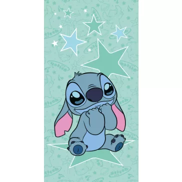   Disney Lilo és Stitch, A csillagkutya Starstitch fürdőlepedő, strand törölköző 70x140cm