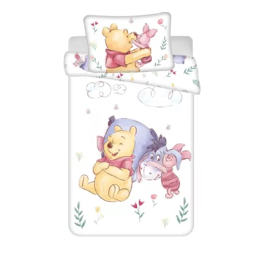   Disney Micimackó Pooh Hugs gyerek, ovis ágyneműhuzat 100×135 cm, 40×60 cm