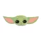 Star Wars Baby Yoda 3D formapárna, díszpárna 41 cm