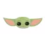 Star Wars Baby Yoda 3D formapárna, díszpárna 41 cm