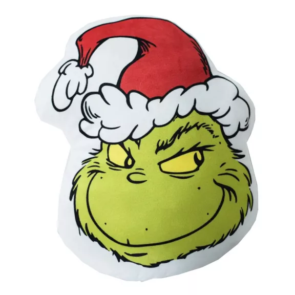 A Grincs Smile formapárna, díszpárna 36x29 cm A Grincs Smile formapárna, díszpárna 36x29 cm