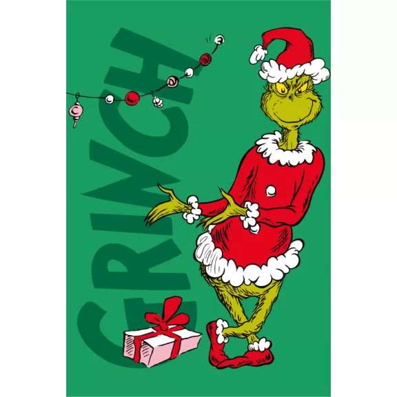 A Grincs Merry Presents mikroflanel takaró 100x150cm A Grincs Merry Presents mikroflanel takaró 100x150cm