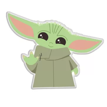 Star Wars Baby Yoda formapárna, díszpárna