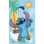 Disney Lilo és Stitch, a csillagkutya Ananas kéztörlő, arctörlő, törölköző 30x50cm