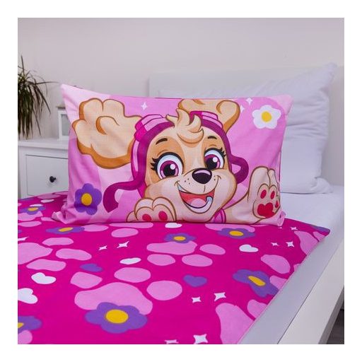Mancs Őrjárat Pawsome gyerek, ovis ágyneműhuzat 100×135cm, 40×60 cm