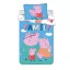 Peppa malac Big Pig Family gyerek, ovis ágyneműhuzat 100×135cm, 40×60 cm