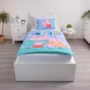 Peppa malac Big Pig Family gyerek, ovis ágyneműhuzat 100×135cm, 40×60 cm Peppa malac Big Pig Family gyerek, ovis ágyneműhuzat 100×135cm, 40×60 cm