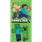 Minecraft Walking fürdőlepedő, strand törölköző 70x140cm (Fast Dry)