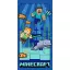 Minecraft Underwater fürdőlepedő, strand törölköző 70x140cm (Fast Dry)