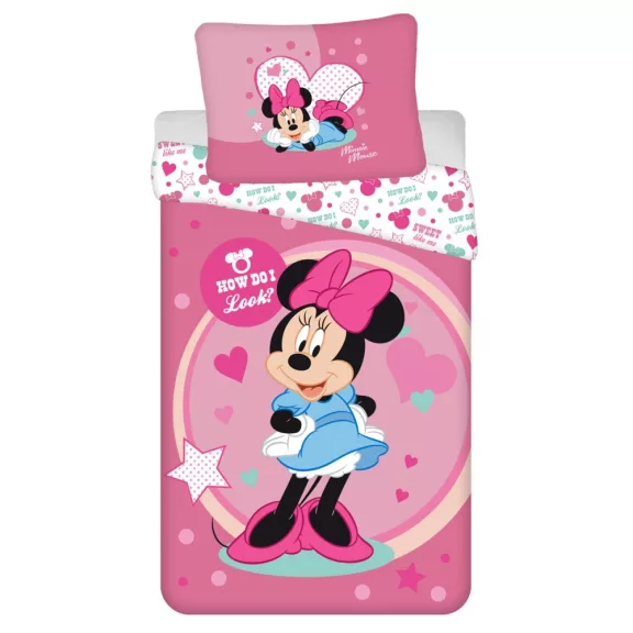Disney Minnie Look ágyneműhuzat 140×200cm, 70×90 cm microfibre Disney Minnie Look ágyneműhuzat 140×200cm, 70×90 cm microfibre