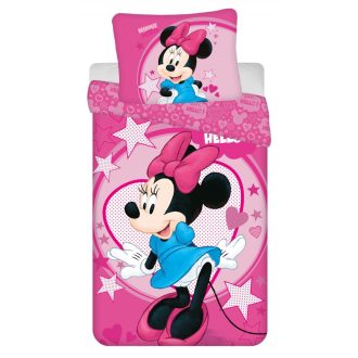   Disney Minnie Hello ágyneműhuzat 140×200cm, 70×90 cm microfibre