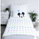 Disney Mickey Colors gyerek, ovis ágyneműhuzat 100×135cm, 40×60 cm