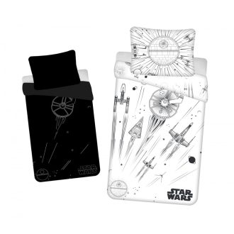   Star Wars Death Star Sötétben világító ágyneműhuzat 140×200cm, 70x90cm