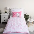 Disney Marie Pink Flower gyerek, ovis ágyneműhuzat 100×135cm, 40×60 cm