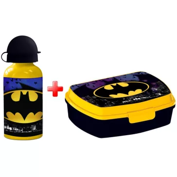Batman Sky alumínium kulacs és szendvicsdoboz szett