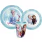 Disney Jégvarázs Blue Forest étkészlet, micro műanyag szett, pohárral 260 ml