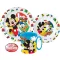 Disney Mickey Cool Summer étkészlet, micro műanyag szett bögrével 350 ml