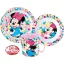 Disney Minnie Feel Good étkészlet, micro műanyag szett bögrével 350 ml