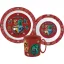 Harry Potter School Shields étkészlet, micro műanyag szett bögrével 350 ml
