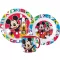 Disney Mickey Better Together étkészlet, micro műanyag szett bögrével 265 ml