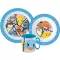 Pokémon Battle étkészlet, micro műanyag szett bögrével 265 ml