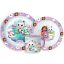 Gabi babaháza Kitty Magic étkészlet, micro műanyag szett bögrével 265 ml 