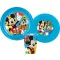 Disney Mickey Cool Summer étkészlet, műanyag szett