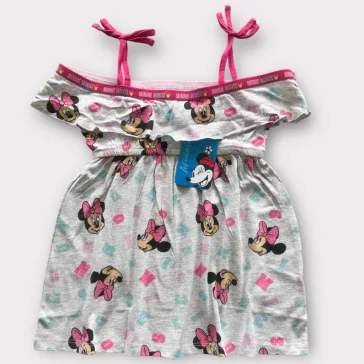 Minnie vállpántos nyári ruha 4év