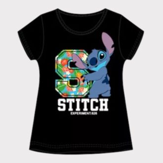 Stitch fekete felső-10év