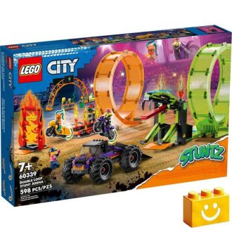 LEGO City 60339 Kaszkadőr aréna dupla hurokkal
