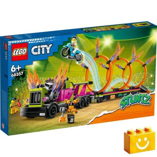 LEGO City 60357 Kaszkadőr járgány és tűzgyűrű kihívás