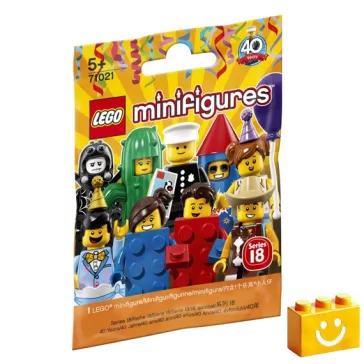   LEGO Minifigurák 71021 - 18. széria: Buli van! - Teljes 60 db-os doboz