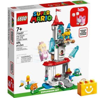   LEGO Super Mario 71407 Peach macskajelmez és befagyott torony kiegészítő szett