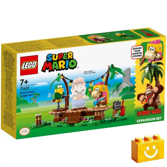 LEGO Super Mario 71421 Dixie Kong Jungle Jam kiegészítő szett LEGO Super Mario 71421 Dixie Kong Jungle Jam kiegészítő szett