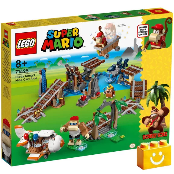 LEGO Super Mario 71425 Diddy Kong utazása a bányacsillében kiegészítő szett LEGO Super Mario 71425 Diddy Kong utazása a bányacsillében kiegészítő szett