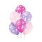 Rózsaszín Baby Girl léggömb, lufi 6 db-os 12 inch (30cm)