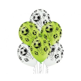 Football, Focis léggömb, lufi 6 db-os 12 inch (30 cm)