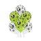 Focis Green léggömb, lufi 6 db-os 12 inch (30 cm)