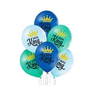 Király Little King léggömb, lufi 6 db-os 12 inch (30cm)