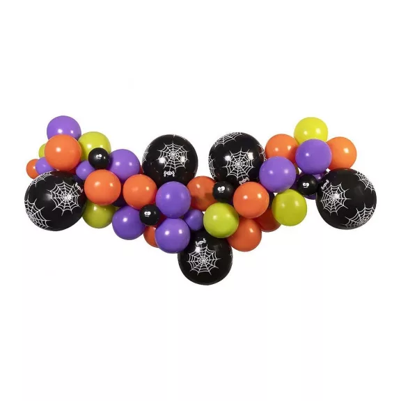 Halloween Colorful léggömb, lufi girland szett 65 db-os Halloween Colorful léggömb, lufi girland szett 65 db-os