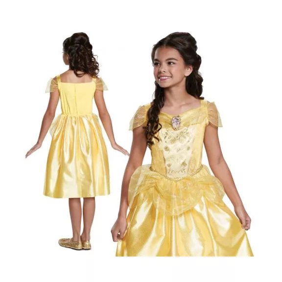 Disney Hercegnők, Belle jelmez 7-8 év Disney Hercegnők, Belle jelmez 7-8 év